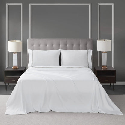 West Park Hotel Ribbon Hem 4-piece Sheet Set