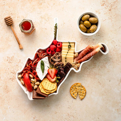 Lark Porcelain State-Shaped Bake & Serve Dish, Choose State