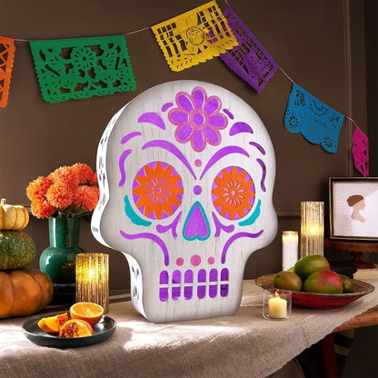 Member's Mark 24" Pre-Lit Color Changing Skull