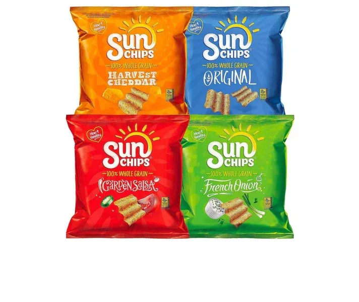 SunChips Whole Grain Chips, Variety Pack, 1.5 oz (30-pk)