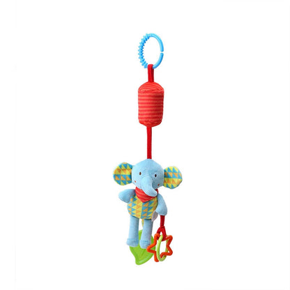 Wmkox8yii Baby Hanging Rattles Toys,Car Seat Toys for Babies 0–12 Months,Baby Soft Teether Toys,Early Cognitive Sensory Soft Hanging Toy for Crib Stroller Mobile Plush Toys