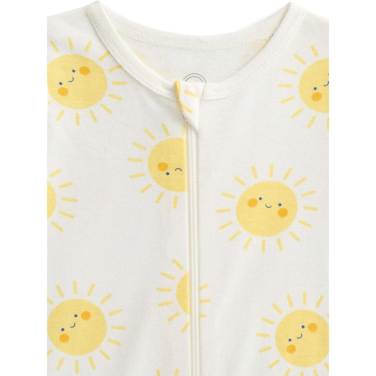 Wonder Nation Organic Cotton Baby Unisex Zip Front Footed Sleep N Play Pajamas, 3-Pack, Sizes Preemie-6/9 Months