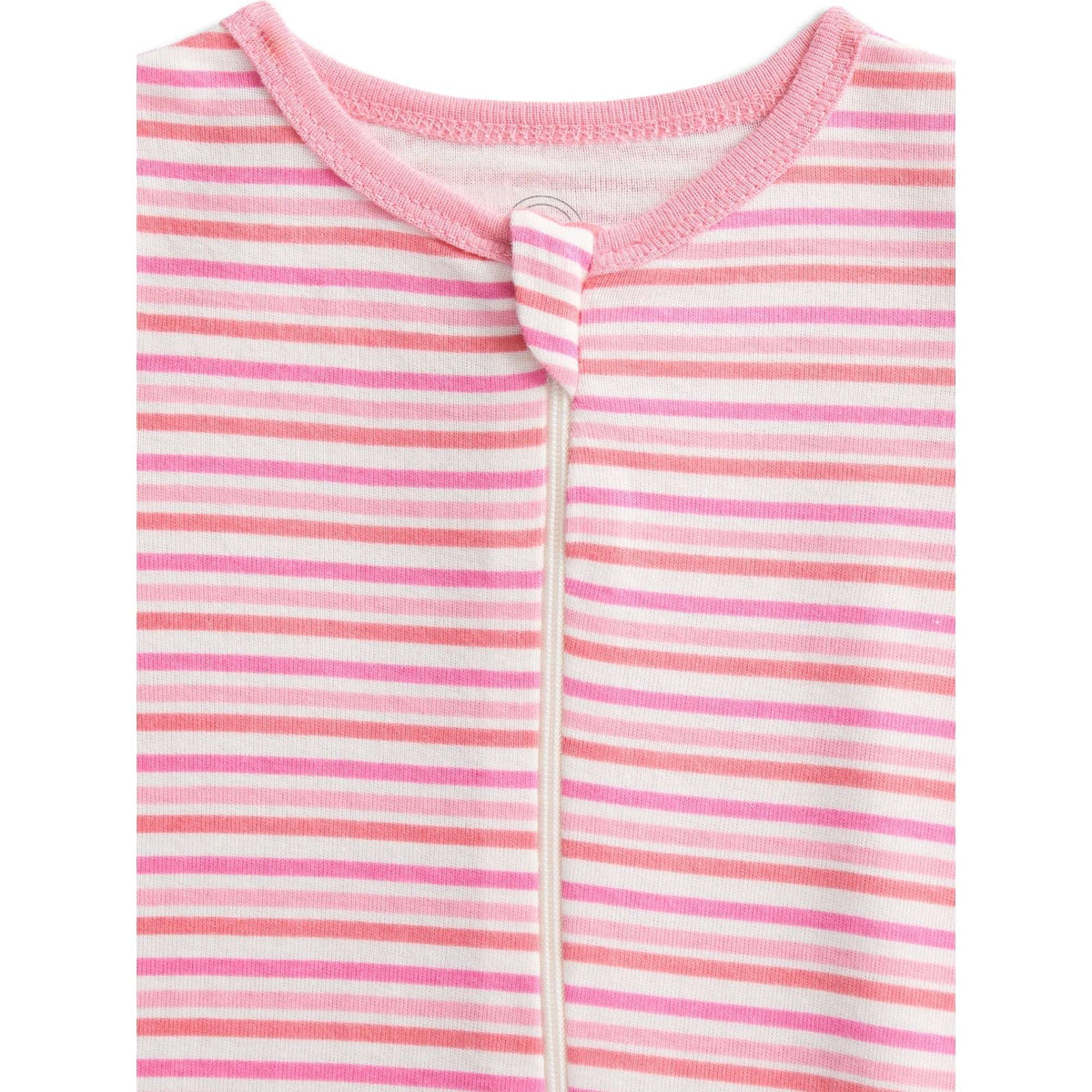 Wonder Nation Organic Cotton Baby Unisex Zip Front Footed Sleep N Play Pajamas, 3-Pack, Sizes Preemie-6/9 Months