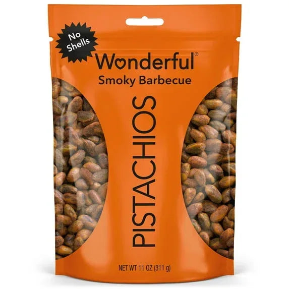 Wonderful Pistachios No Shells Honey Roasted Nuts, 11 Ounce Bag