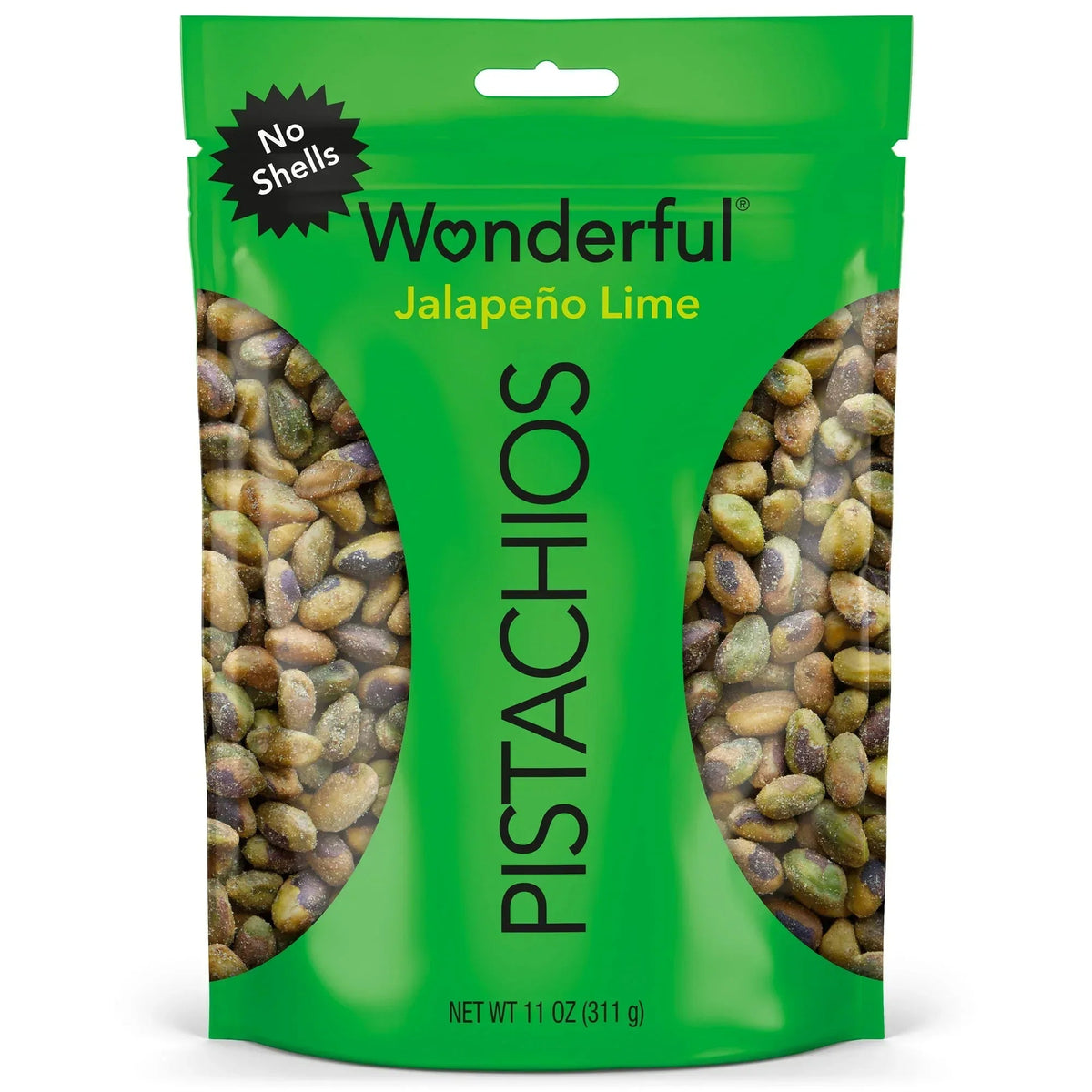 Wonderful Pistachios No Shells Honey Roasted Nuts, 11 Ounce Bag