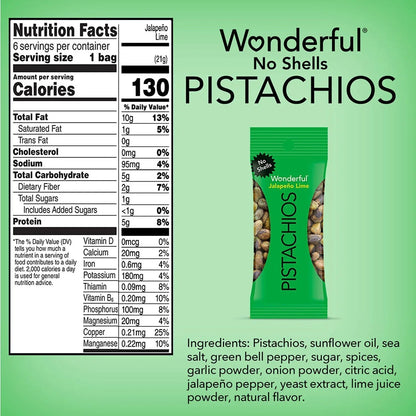 Wonderful Pistachios Variety Pack, 0.75 oz., 21 pk.