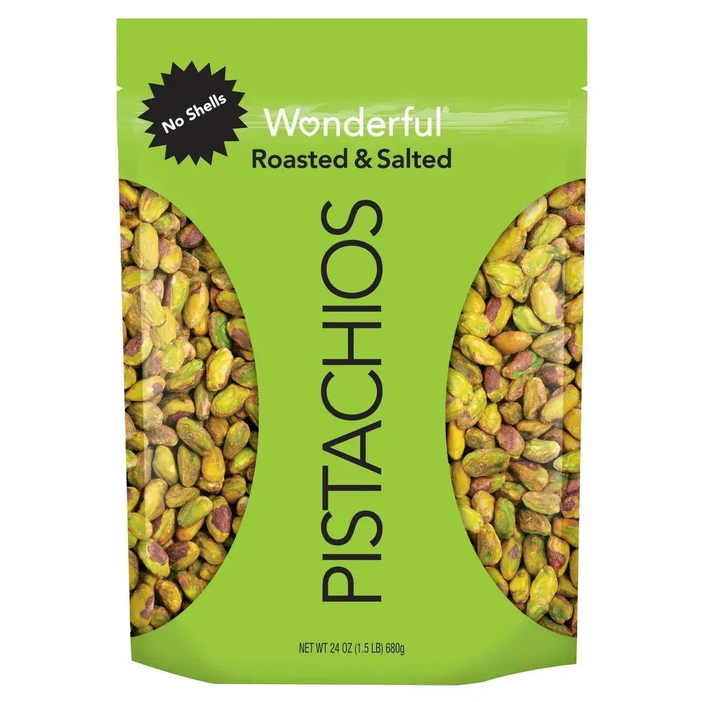 Wonderful Roasted & Salted Pistachios, 24 oz
