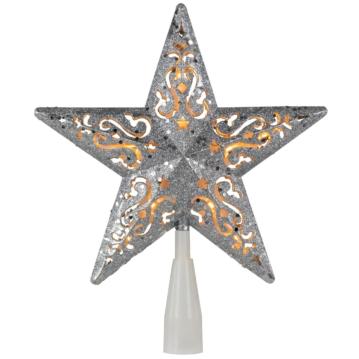 Wooden Star Christmas Tree Topper, 11", by Holiday Time