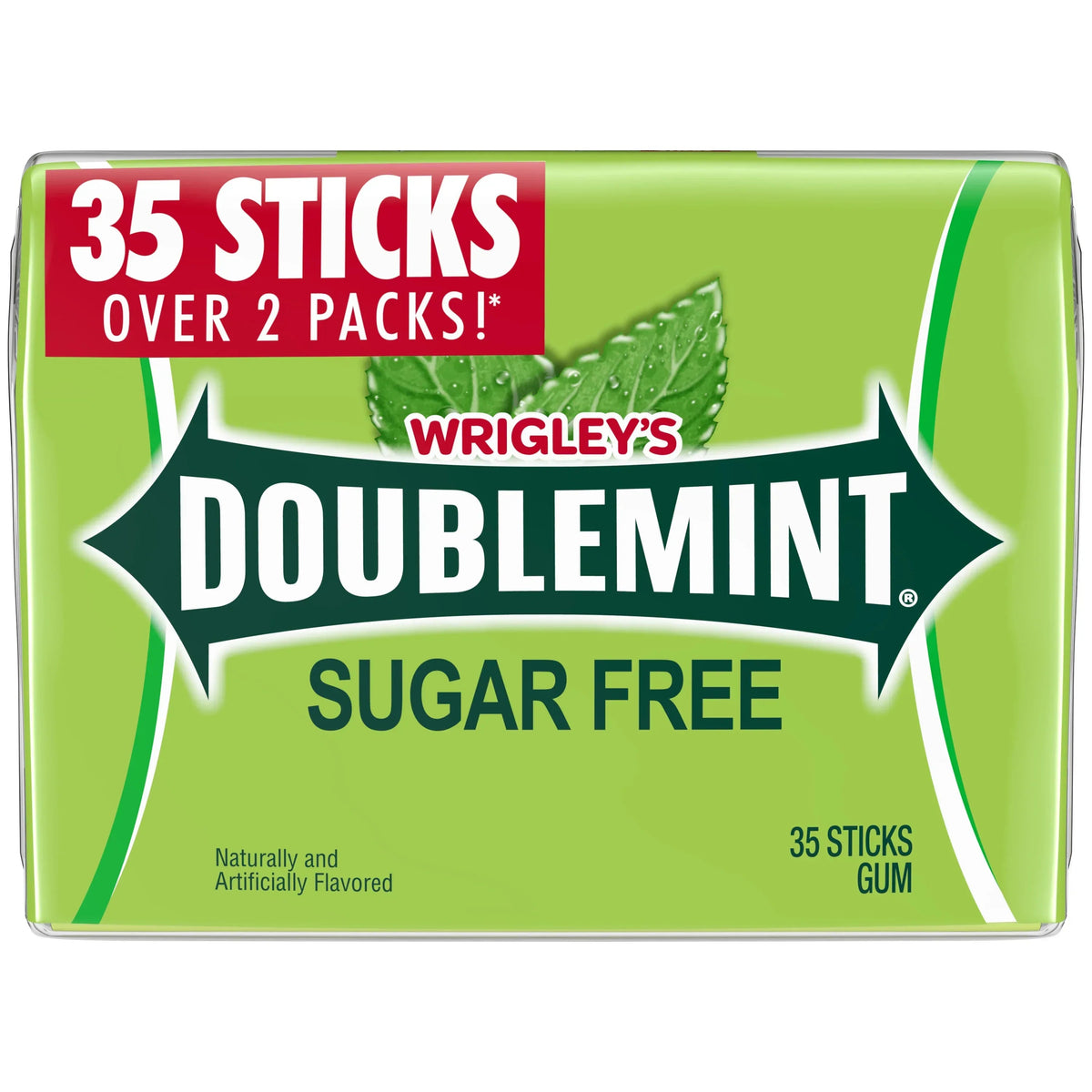 Wrigley's Doublemint Mint Gum Chewing Gum - 15 Pieces Pack