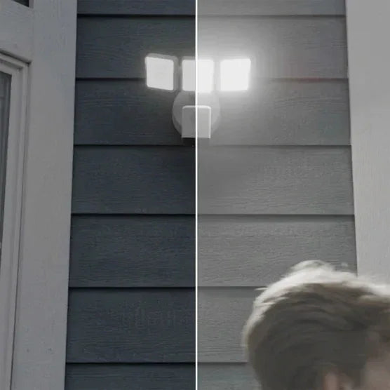 Wyze Wired 2.5k Floodlight Pro and Indoor/Outdoor Security Camera Bundle