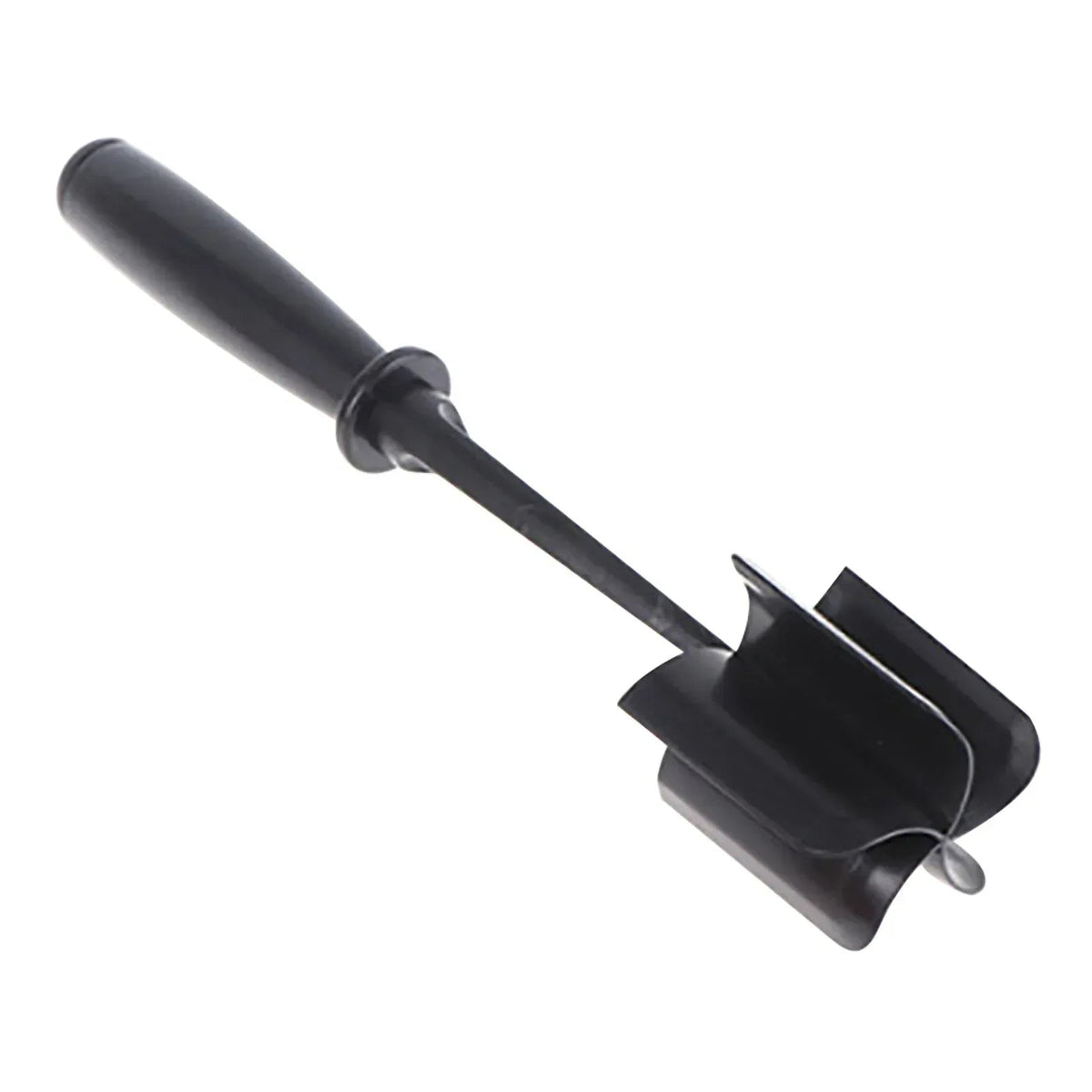 XMMSWDLA Kitchen Meat Chopper for Ground Beef and Ground Beef Smasher - Durable Hamburger Chopper, Non-Scratch Meat Masher - Versatile Ground Meat Chopper and Meat Masher Ground Beef (Black)