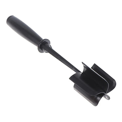 XMMSWDLA Kitchen Meat Chopper for Ground Beef and Ground Beef Smasher - Durable Hamburger Chopper, Non-Scratch Meat Masher - Versatile Ground Meat Chopper and Meat Masher Ground Beef (Black)