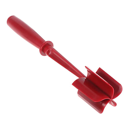XMMSWDLA Kitchen Meat Chopper for Ground Beef and Ground Beef Smasher - Durable Hamburger Chopper, Non-Scratch Meat Masher - Versatile Ground Meat Chopper and Meat Masher Ground Beef (Black)