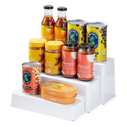 YouCopia ShelfSteps 2-Pack Can Organizer Set, 3-Shelf