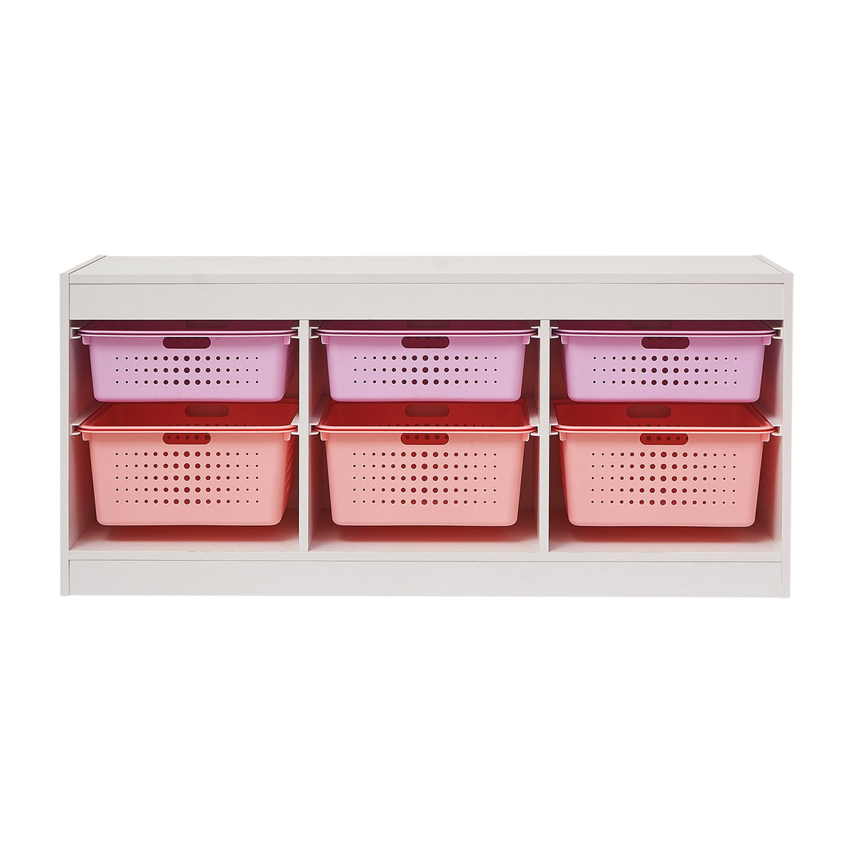 Your Zone Kids Sliding Bin Organizer with 4 Storage Bins