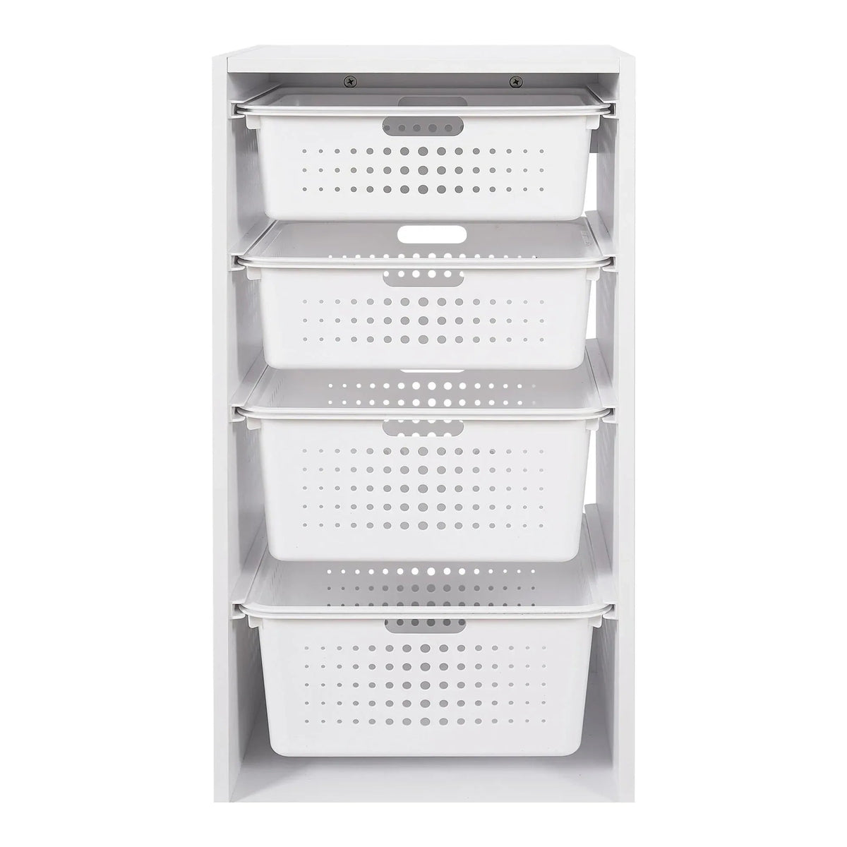 Your Zone Kids Sliding Bin Organizer with 4 Storage Bins