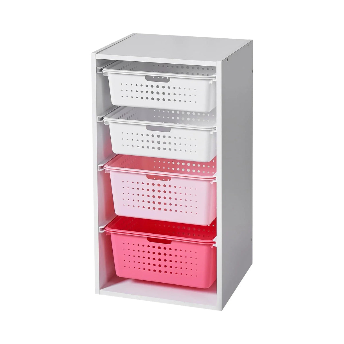 Your Zone Kids Sliding Bin Organizer with 4 Storage Bins