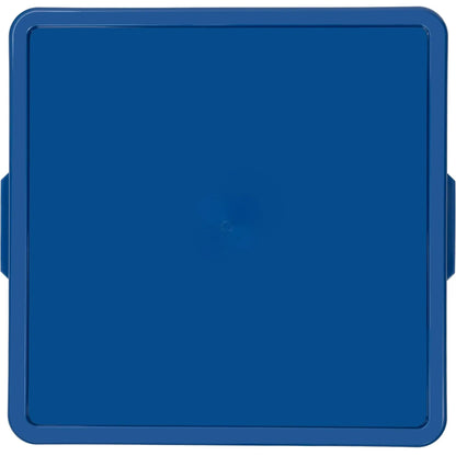 Your Zone Kids Large Plastic Stacking Storage Bin with Lid, 12 in x 12.4 in x 9.4 in