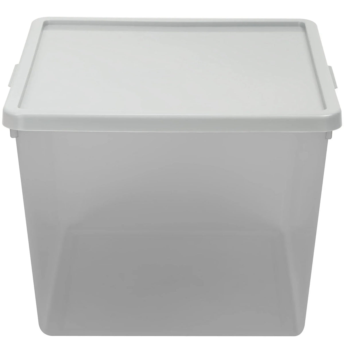 Your Zone Kids Large Plastic Stacking Storage Bin with Lid, 12 in x 12.4 in x 9.4 in