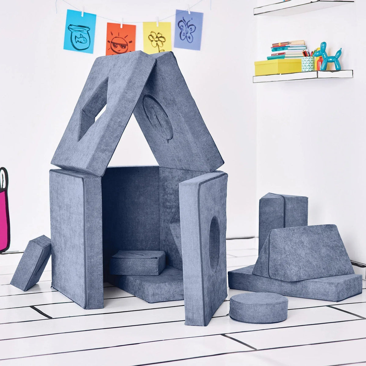 Yourigami Kids Convertible Play Fort
