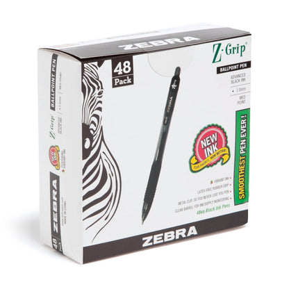 Z-Grip Retractable Ballpoint 1.0mm Black Ink