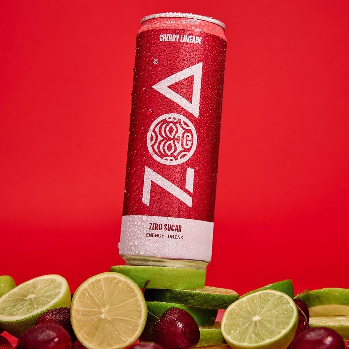 ZOA Zero Sugar Energy Drinks with Electrolytes, Vitamin C, Amino Acids, B-Vitamins, Made with Green Tea Caffeine, Sugar-Free Variety Pack- Four Flavors, 12 Fl Oz Cans (12-Pack)
