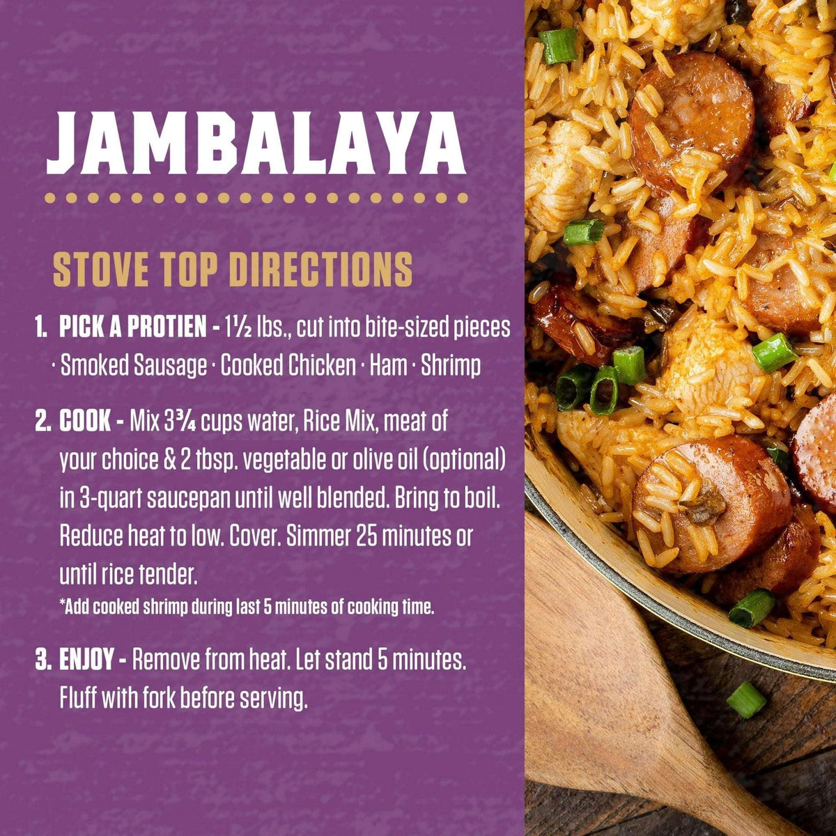Zatarain's No Artificial Flavors Gluten Free Family Size Jambalaya Rice Dinner Mix, 12.0 oz Box