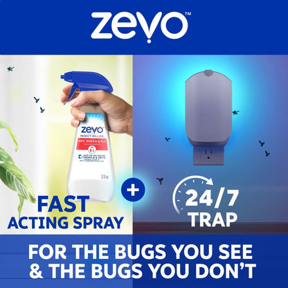 Zevo Roach Killer & Multi Insect Spray for Ants, Flies & More 16 fl oz Spray