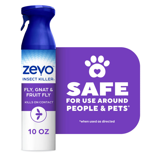 Zevo Flying Insect Killer Spray for Gnats & Mosquitoes 10 oz