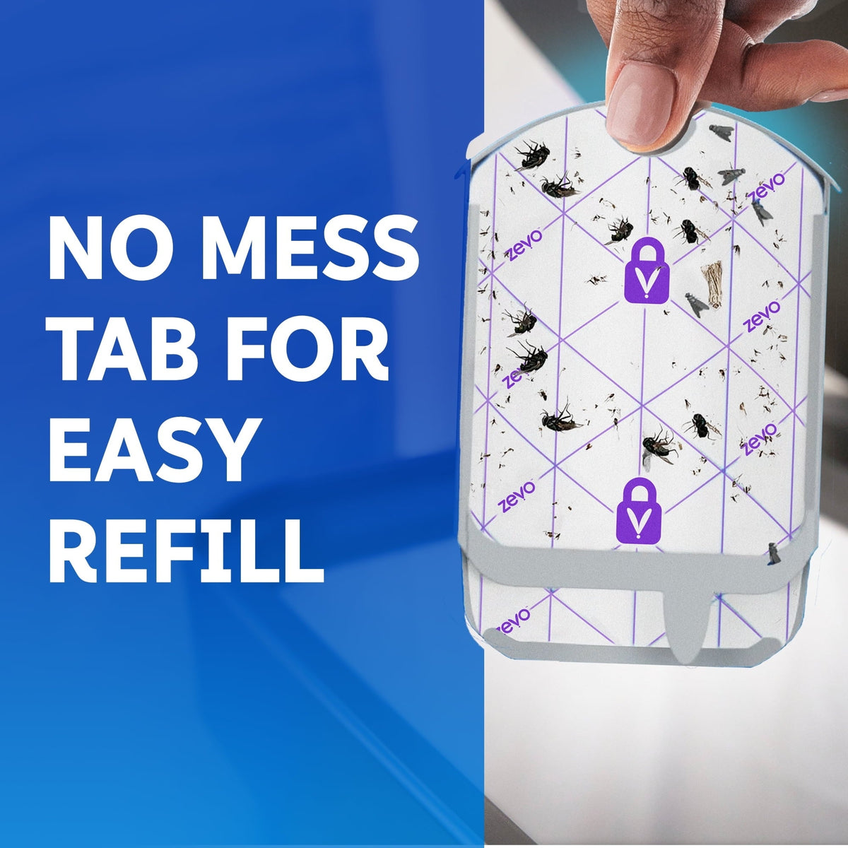 Zevo Flying Insect Trap Full Size Refill - 9 Refill Cartridges