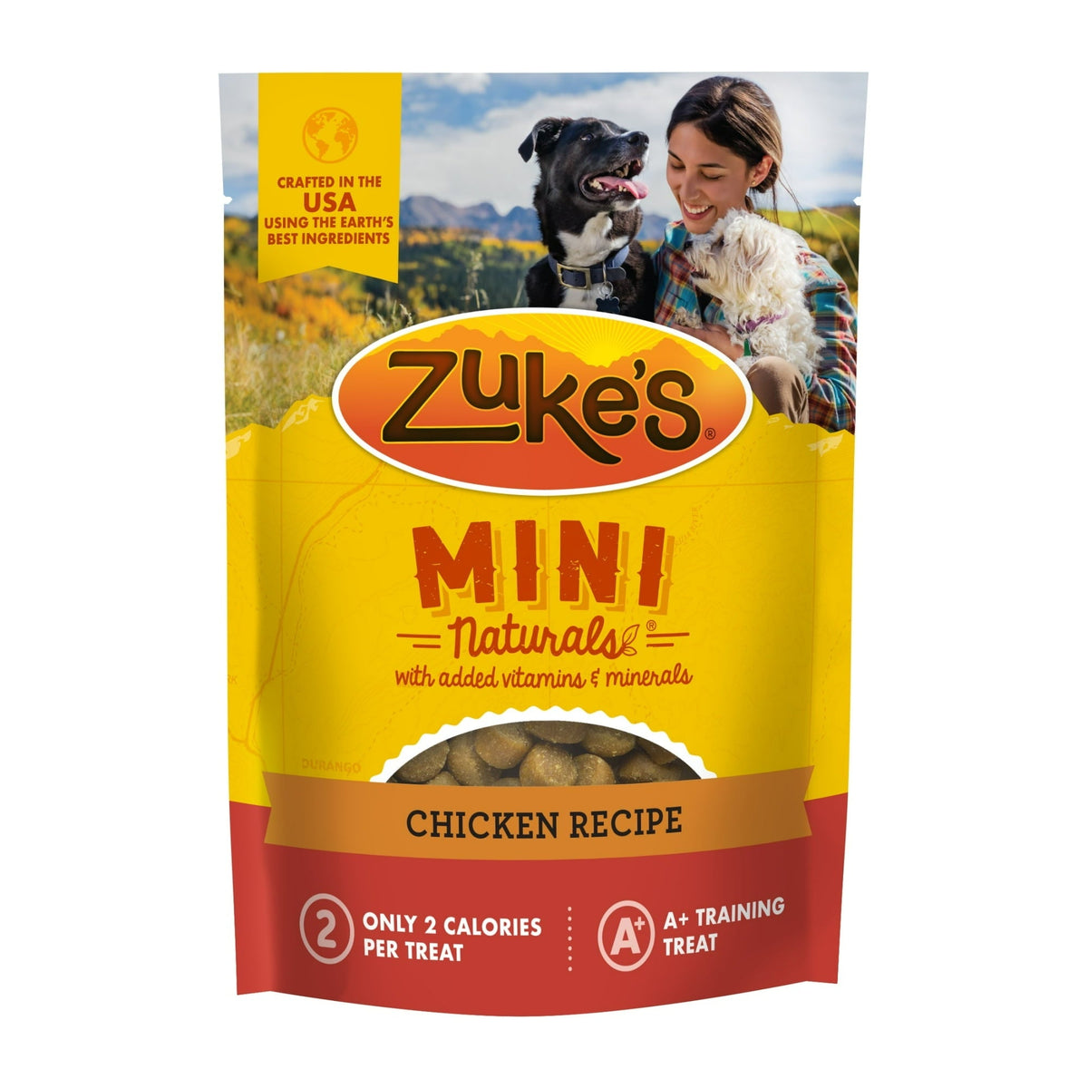 Zuke’s Mini Naturals Dog Training Treat Bites, Soft, Chewy, And Natural Bag Of Treats For Dogs, Chicken Recipe