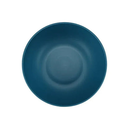 Mainstays 30-Piece Plastic Braided Pattern Dinnerware Bundle Set, Navy