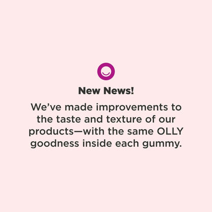 OLLY Teen Girl Multivitamin Gummy, Wellness Support, Strawberry Melon Flavored, 70 Ct