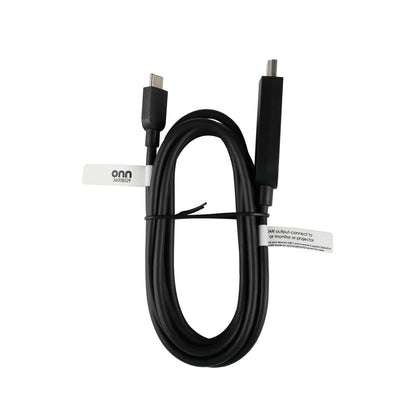 onn. USB-C to HDMI Cable (6 Feet / 1.8m), 4K Video & Audio Output for Laptop, Tablet, Phone to TV, Monitor, Projector