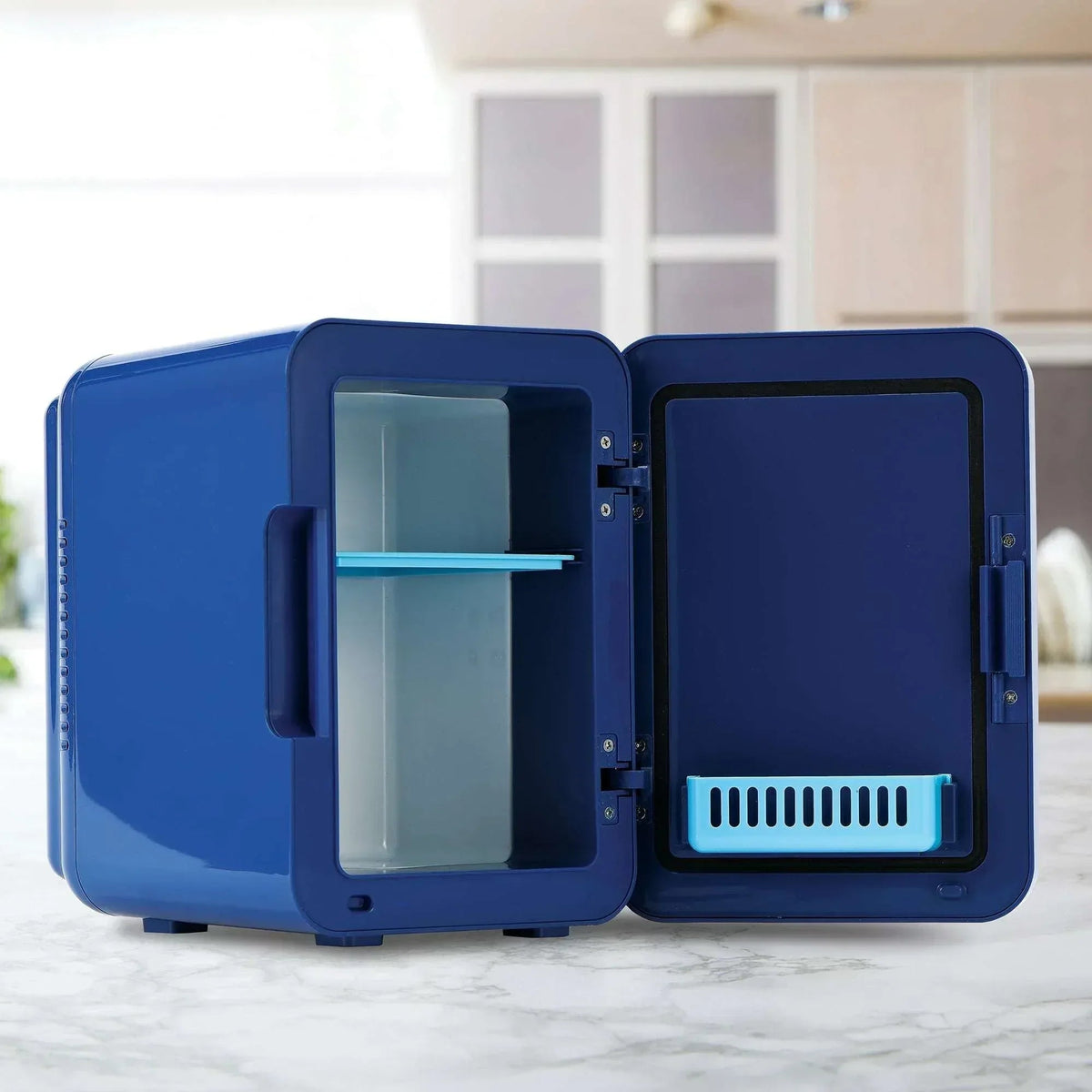 Disney Stitch Blue 6 Can AC Mini Fridge Thermoelectric Cooler 4 Litre