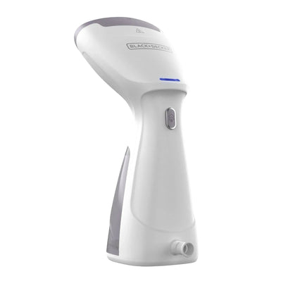 BLACK+DECKER 1000W Compact Garment Steamer with Pump Heater, Removable Water Tank, and Quick Heat-up