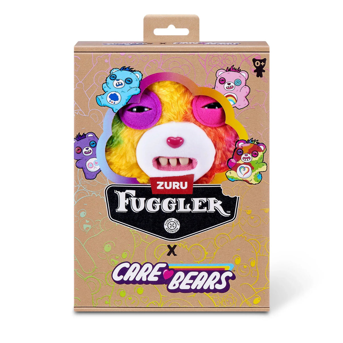 Fuggler Care Bears 9 inch (Togetherness Bear), Funny Ugly Monster Stuffed Animal Toy by ZURU