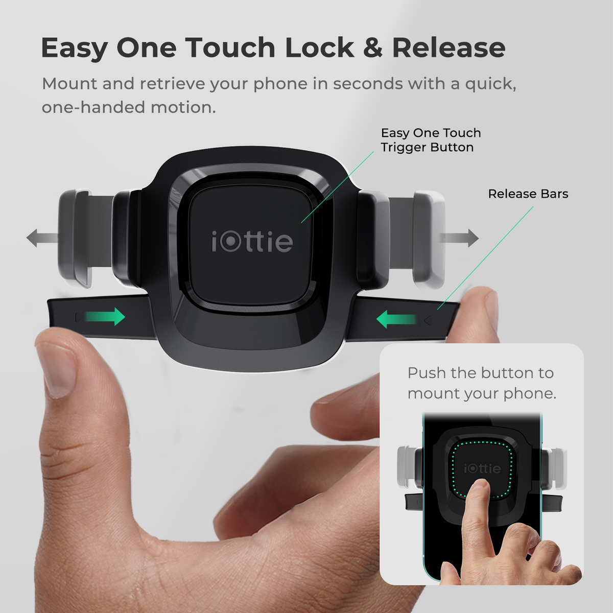 Easy One Touch Mini Pro Dashboard & Windshield Mount
