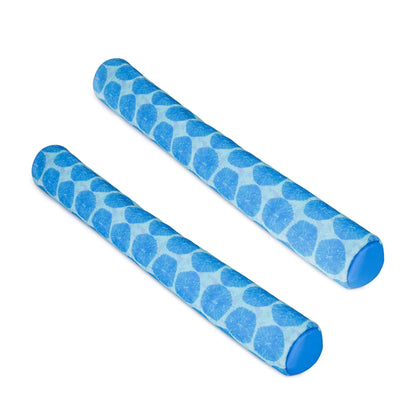Big Joe Noodle 2 Pack No Inflation Needed Pool Float, Coral Bloom Doubled-Sided Mesh, Quick Draining Fabric, 4 Feet Jumbo