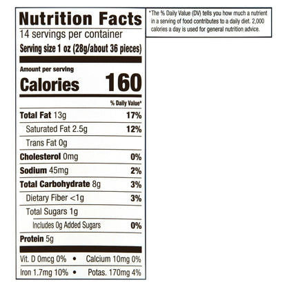 Great Value Lightly Salted Cashew Halves & Pieces, 14 oz