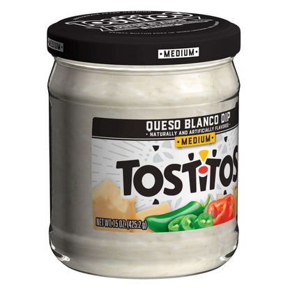 Tostitos Queso Blanco Dip, 15.0 oz Jar