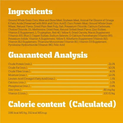 Pedigree Complete Nutrition Adult Dry Dog Food, Grilled Steak & Vegetable Flavor, BONUS SIZE 20 lb. Bag