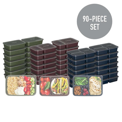 Bentgo 90 Piece Meal Prep Set (Assorted Colors)
