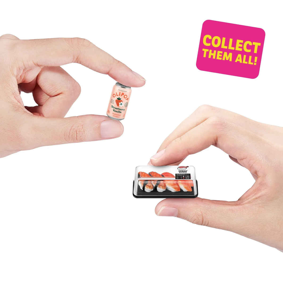 (Pack of 5) Mini Brands Fill the Fridge S1 Blindbox Capsule, Collectible Unbox Surprise Toy for Kids, Teens & Adults Ages 3+ by ZURU