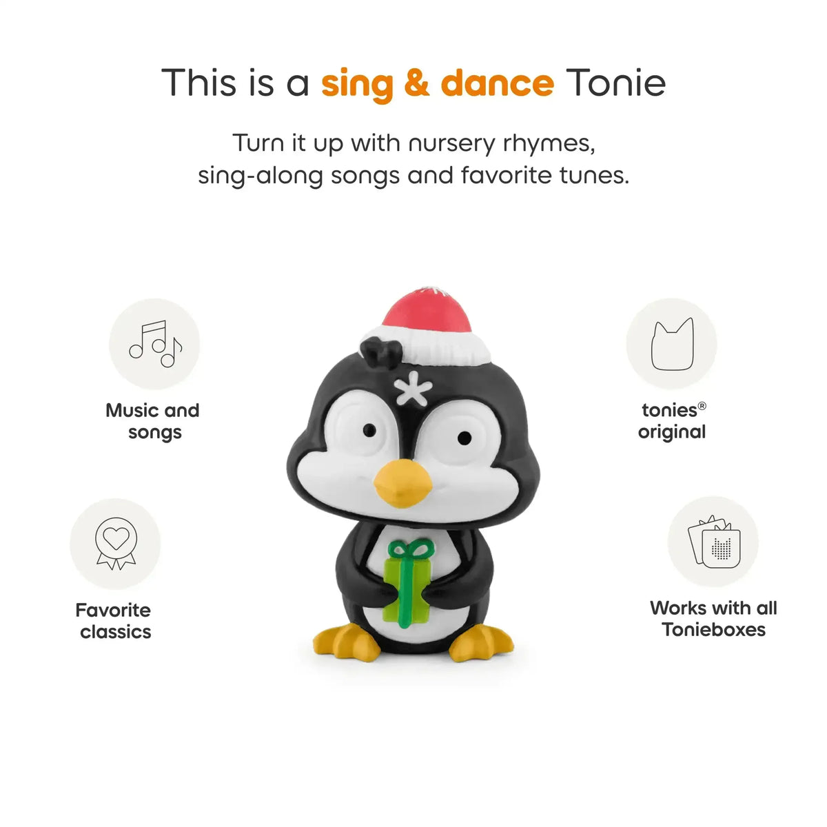tonies Favorite Children's Songs: Holiday Songs Audio Toy Figurine, Age Group 3+