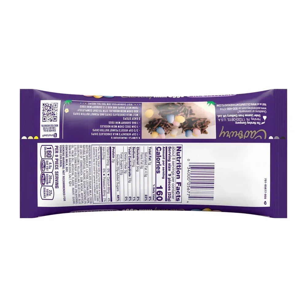 Mini Eggs Milk Chocolate Easter Candy, Bag 9 Oz