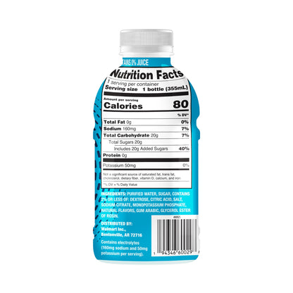 Great Value Sport Hydration Beverage, Variety Pack, 12 fl oz, 18 Count
