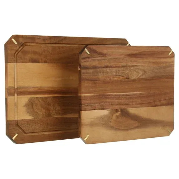Thyme & Table 2-Piece Acacia Cutting Board Set