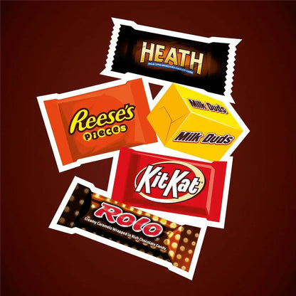 Hershey Assorted Flavored Snack Size Candy, Party Pack 35.04 Oz