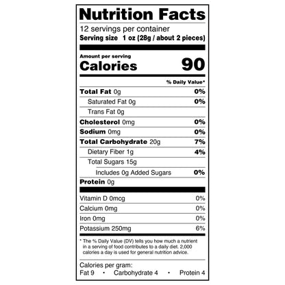 Great Value Unsweetened Dried Mango, 12 oz